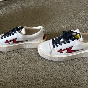 Zara embroidered sneakers